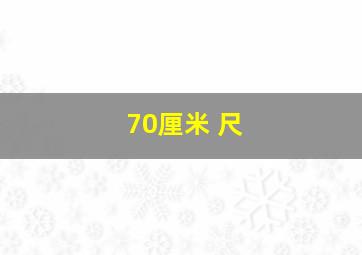 70厘米 尺